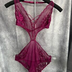 AdoreMe dark purple Aniko teddy bear
Never worn